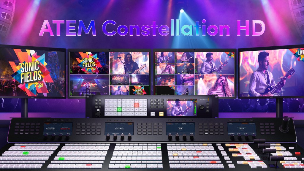 Picture of: Blackmagic Design ATEM Constellation HD – Live SDI Switchers